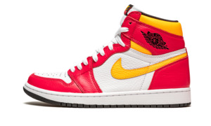 Jordan 1 Retro High OG Light Fusion Red Basketball Sneaker
