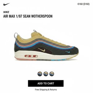 Nike: Nike Air Max 1/97 Sean Wotherspoon (Extra Lace Set Only)