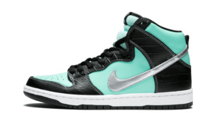 Nike SB Dunk High Diamond Supply Co Turquoise Black Sneaker