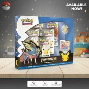 Pokémon TCG 25th Anniversary Celebrations Zacian Deluxe Pin Collection