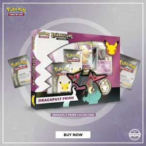 Pokémon TCG 25th Anniversary Celebrations Dragapult Prime Collection Box