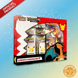 Pokémon TCG 25th Anniversary Celebrations V Box Lances Charizard V