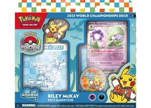 2025 Pokémon World Championships Deck Anaheim Riley McKay Gardevoir Box