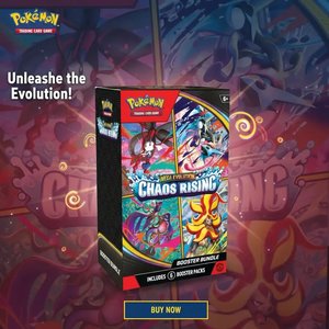 2026 Pokémon Mega Evolution Chaos Rising Booster Bundle