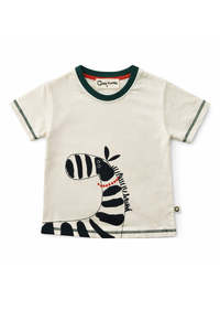 B.E LITTLE ZEBRA OVERSIZED TEE