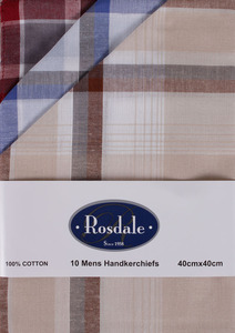 Products: Rosdale Budget 10pk Handkerchiefs
