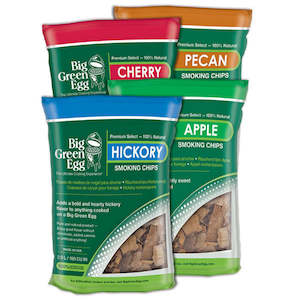 Accessories: Big Green Egg Dried Apple Smoking Chips (180ci/2.9L)