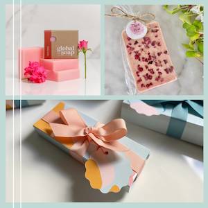 Curated Handmade Gift Boxes: Rose and Berry - Gift Set Duo