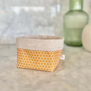 Fabric Storage Gift Boxes: Fabric Storage Box in a Cute Honeycomb Pattern