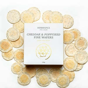 Products: Cheddar & Poppyseed Wafers