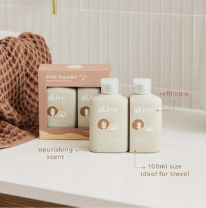 Products: Al.ive Body Little Traveller Baby Wash & Lotion Travel Set