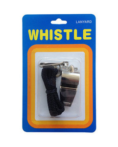 Whistle Metal - Medium with Lanyard