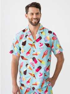 Pacifica Matchy Shirt Ice Creams Bright Aqua New Zealand // Lowes