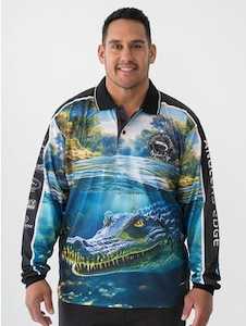 Big Mens River Croc Fishing Polo New Zealand // Lowes