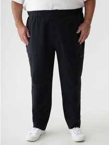 Big Mens Elastic Wasit Travellor Pants Black New Zealand // Lowes