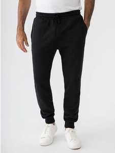 Men's Trackpants & Joggers: Mens Tapered Fit Trackpant With Cuff Black New Zealand // Lowes