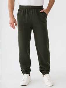 Men's Trackpants & Joggers: Lowes Fleece Trackpant Dark Olive Green New Zealand // Lowes