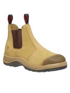Men's Workwear Accessories: King Gee Tradie Pull Up Boots Wheat New Zealand // Lowes