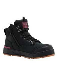 Hard Yakka Ladies Steel Cap Work Boots Black New Zealand // Lowes