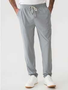 Drawstring Leisure Pants Steel Grey New Zealand // Lowes