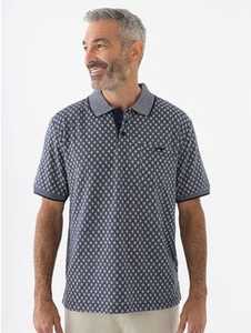 Cougars Jacquard Polo With Tipping Indigo White New Zealand // Lowes