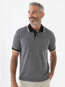 Cougars Jacquard Polo Black Grey New Zealand // Lowes
