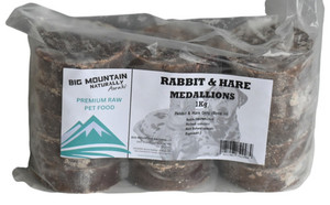 Products: Rabbit and hare medallions 1kg packs BMNaturally