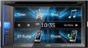 JVC KW-V250BT - 6.2" Touch Screen MultiMedia Receiver with Bluetooth and Spotify Control