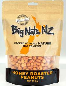 Kraft Bags: Honey Roasted Peanuts 300 g
