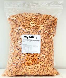 Bulk Nuts: Roasted Unsalted Cashews 5 kg