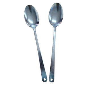 Kitchen Utensils: Long Handle Aluminium Spoon