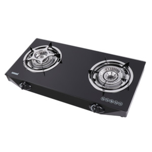 Gas Stove: Sumani 2-Burner Glass Top Gas Stove