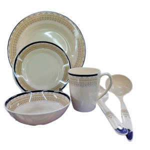 Dinnerware: 26pc Violet Dinner Set