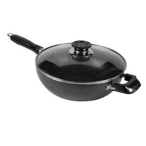 Cookware 1: Non-stick Wok with handle and lid
