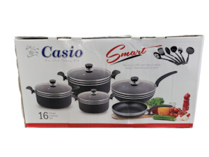 16pc Smart Non-stick Pot Set