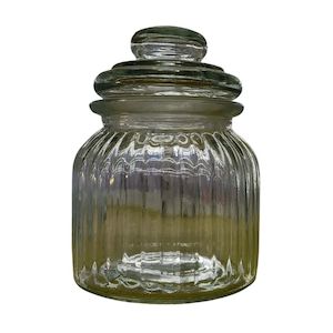 Glassware: 700ml Glass Jar Clear