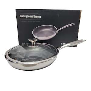 30cm S/s Wok W/lid Gift Box