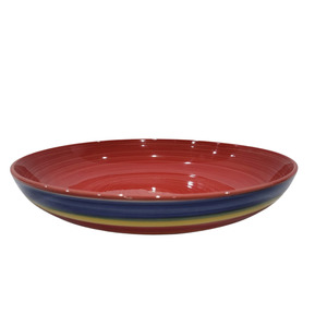 Ceramicware 1: 11 Handpainted Salad Bowl