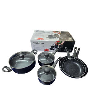 Cooking Pots: 9pc Non-stick Cookware Set