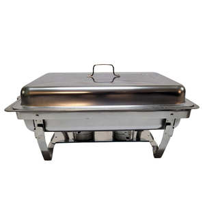 Food Warmers And Chaffing Dishes: S/S Chaffing Dish 2-Compartment