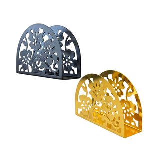 Table Decoration: Floral Metal Napkin Holder