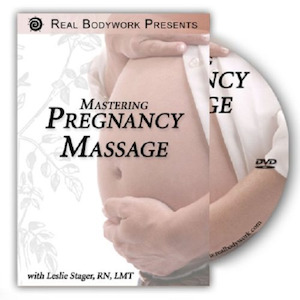 DVD Mastering Pregnancy massage Leslie Stager Restore Physiotherapy
