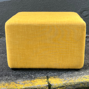 Sale 1: Forma - Buttercup Linen Ottoman
