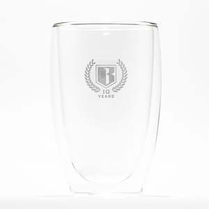 Bikeaholic Merch: Bikeaholic 10 Year Glass