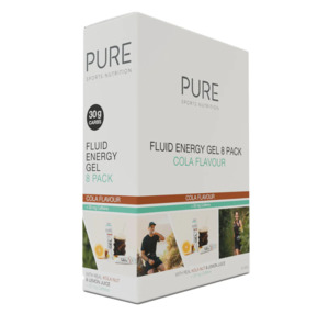 Pure Sports Nutrition: Pure - Fluid Energy Gels 8 Gel Packs