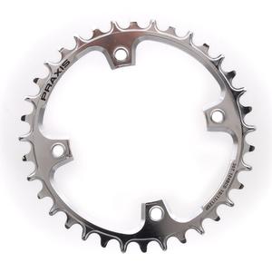 Praxis: Praxis - MTB E-Ring Steel Silver PVD 104 BCD 1x NW