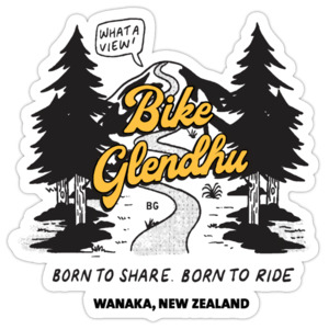 Products: Bike Glendhu Sticker What a View - Bike Glendhu