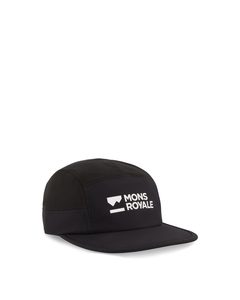 Mons Royale Velocity Trail Cap Black - Bike Glendhu