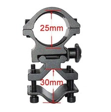 Products: 25mm universal picatinny weaver or barrel mount - accessories - ultrafire - hunting lights