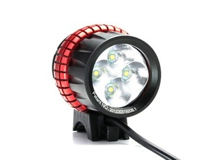 Bike Lights: Xeccon spiker 1600 lumen model 1210 mtb floodlight - premium set - bike lights